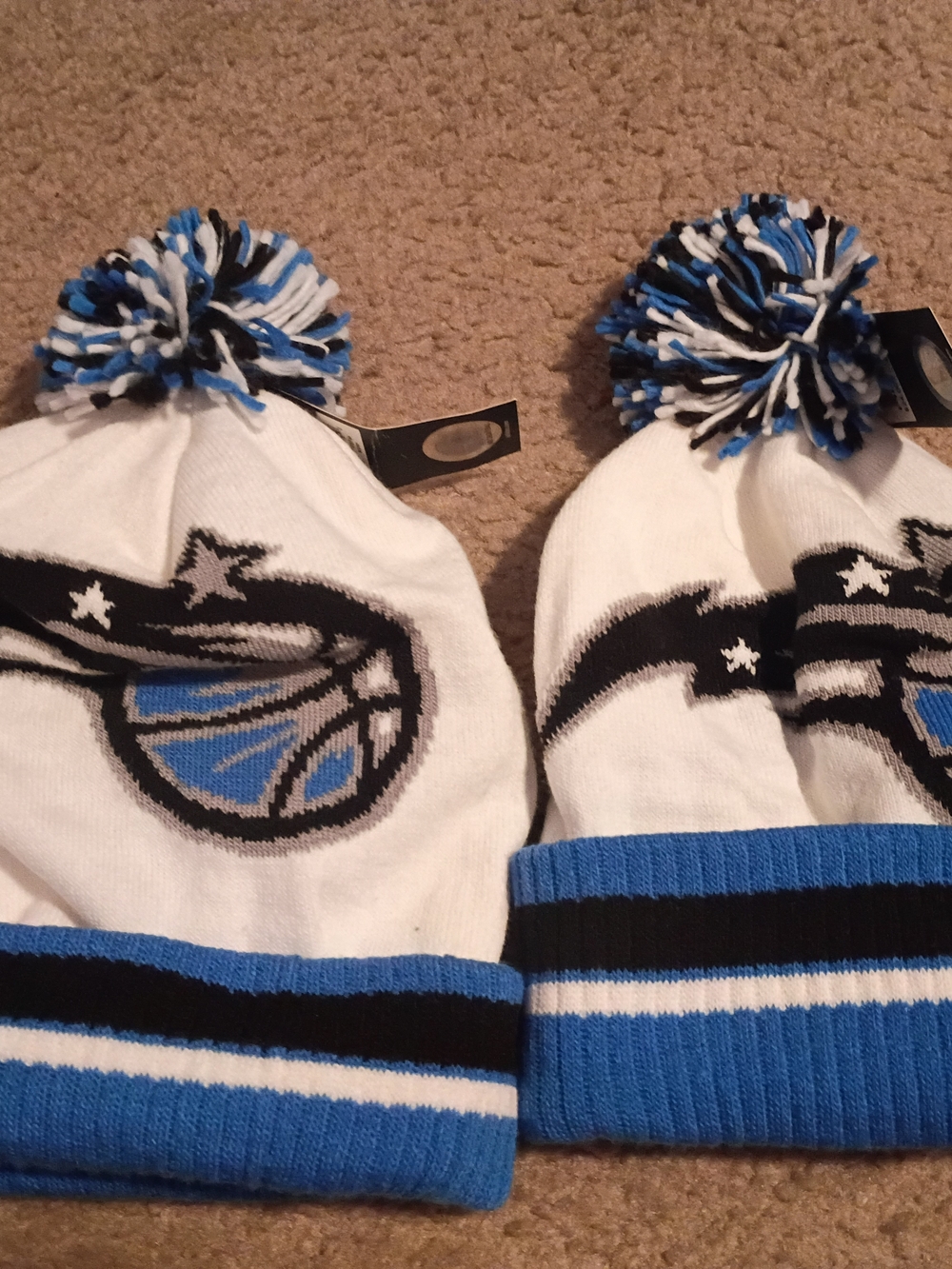 2 Adidas Orlando Magic Beanies